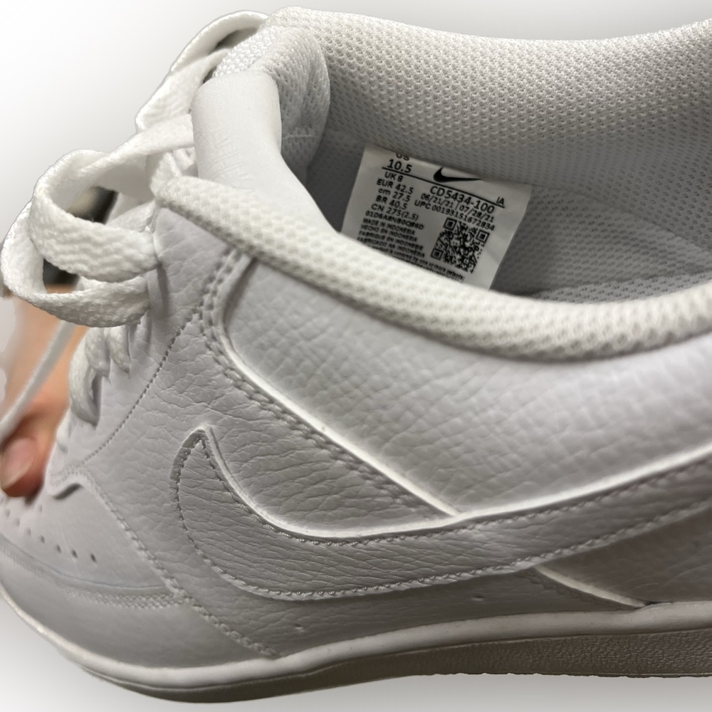 NWOT NIKE Court Lows All White no original box size 11 - Picture 8 of 17